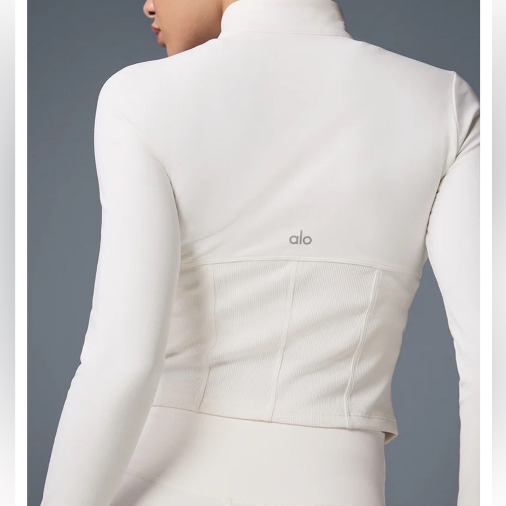 ALO Yoga Airbrush Corset Full Zip Jacket
